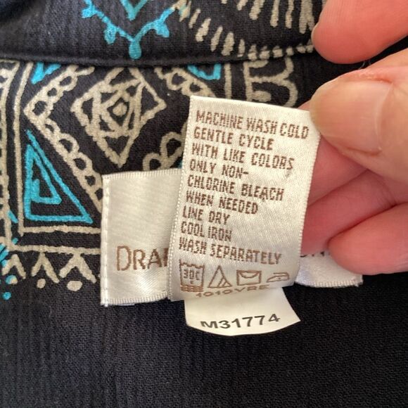 Draper’s & Damon’s Button Up Elephant Jacket Women’s L - Picture 8 of 11